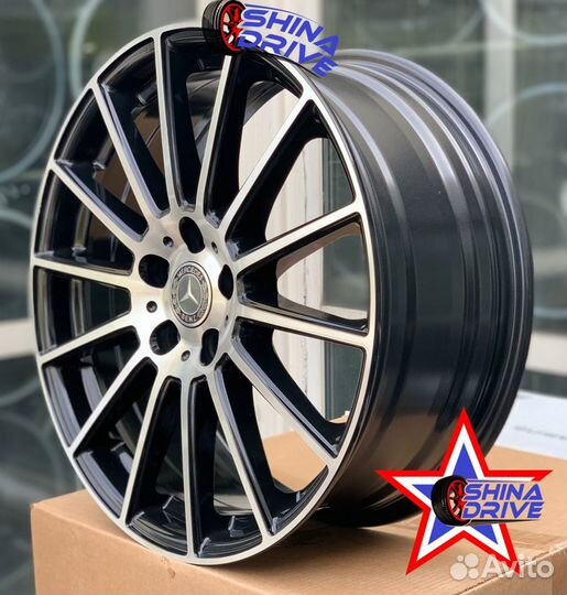 Диски Mercedes R18 5x112 Black Groove Gloss