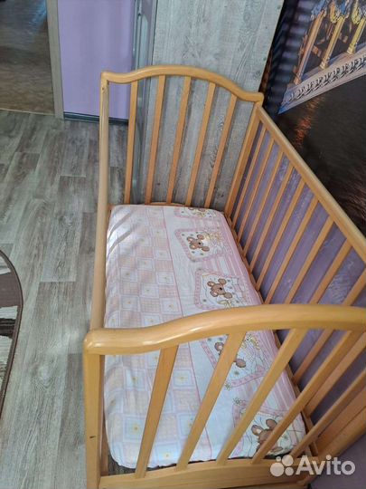 Детская кровать качалка бу