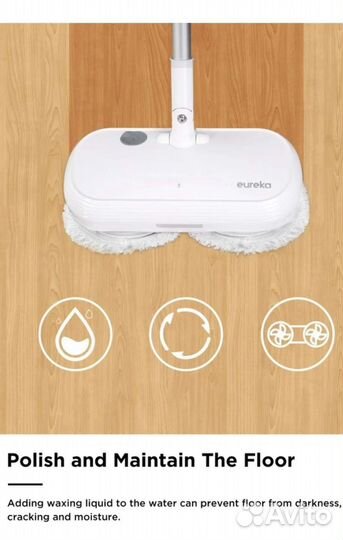 Eureka cordless spray fc3 spin mop