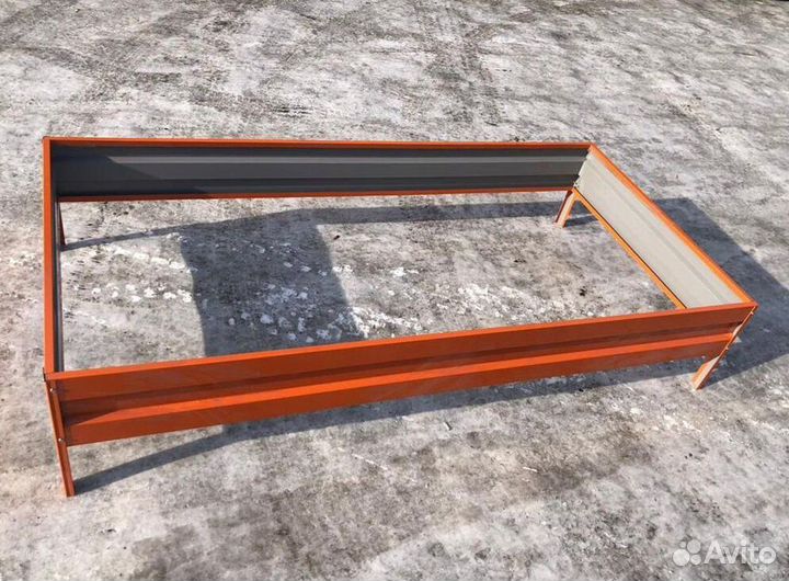 Грядка цветная 1м х 6м х 32см