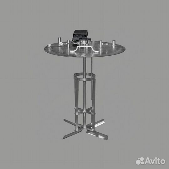 Крышка с узлом вращения для мешалки, пвк 50, 75 л