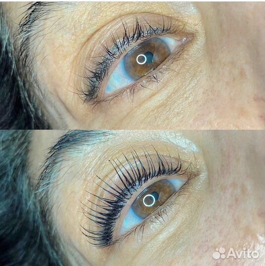 Ламинирование ресниц и бровей