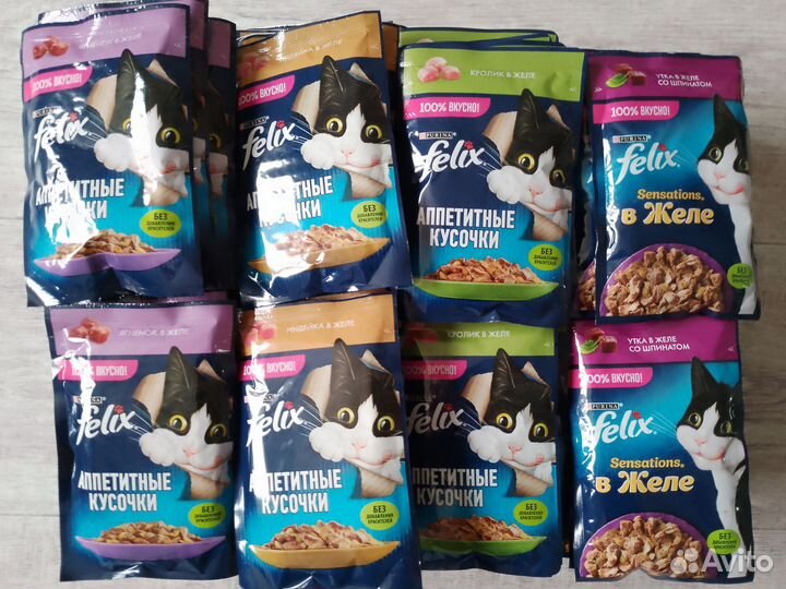 Корм для кошек felix