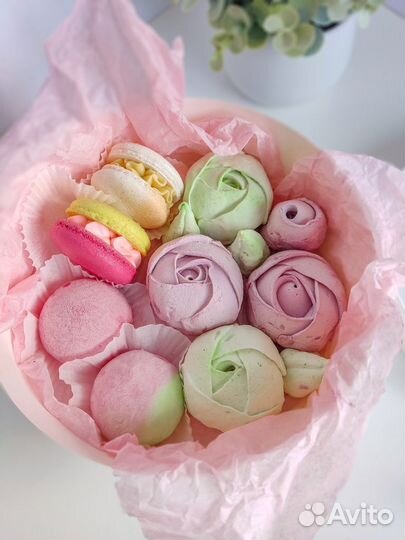 Моти + макаронс + зефир/эскимошки набор в наличии