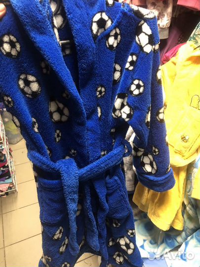 Детские махровые халаты