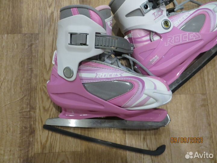 Коньки раздвижные для девочки р.30-33
