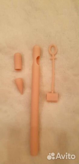 Мягкий силиконовый чехол-карандаш(стилус)