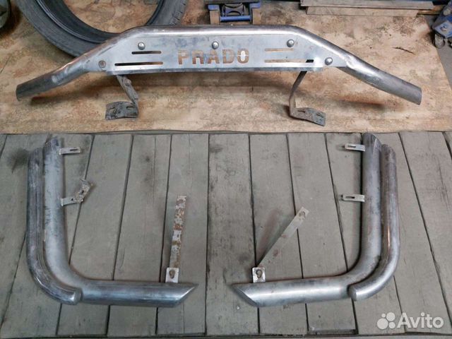 Защита бампера Toyota Prado 120 2003-2009г