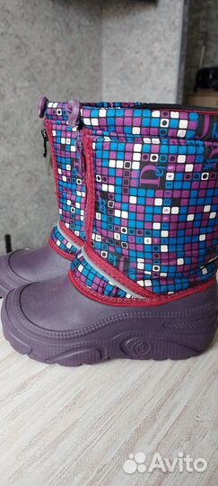 Резиновые сапоги теплые