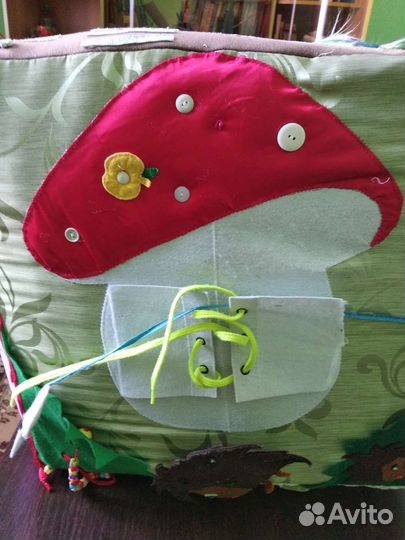 Развивающий кубик мягкий