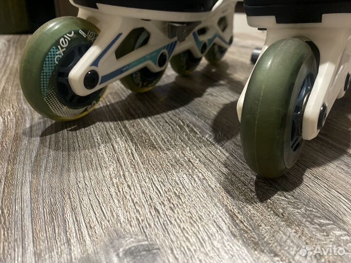 Ролики детские бу на 4 колесах