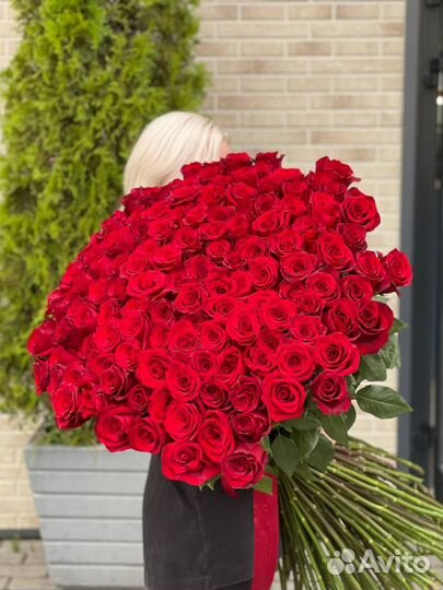 131 роза 100см
