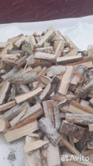 Дрова березовые. Колотые