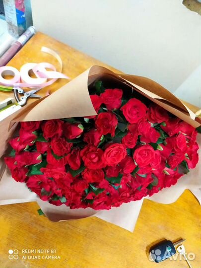 101Роза 45см. Доставка розы став