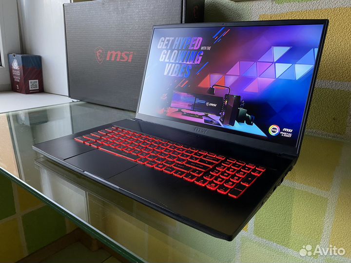 MSI Thin 17 / Core i7-10750H / 16Gb / RTX 3050Ti