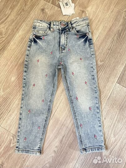 Джинсы для девочки 104