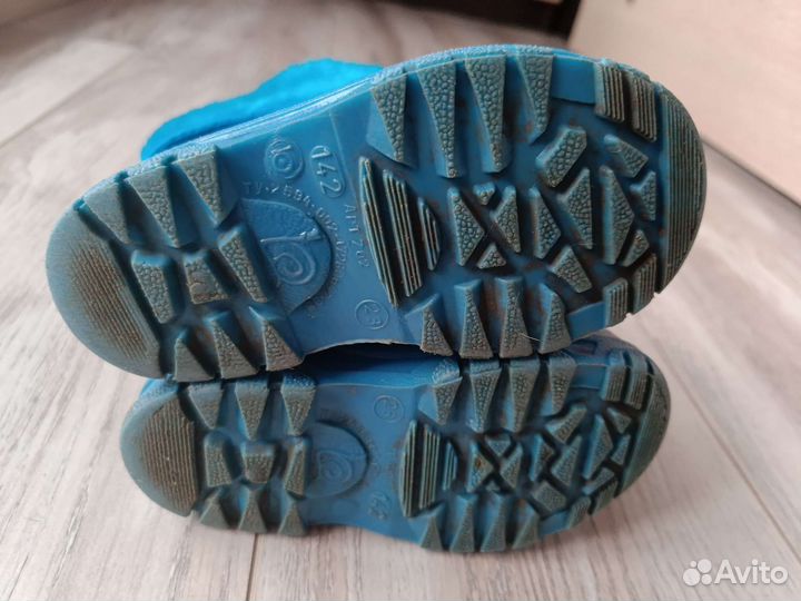 Резиновые сапоги Каури 23 размер утеплённые