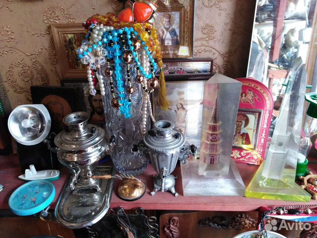 Самовар, декоративный с подносом