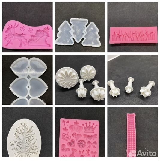 Молды для торта, пряников, печенья