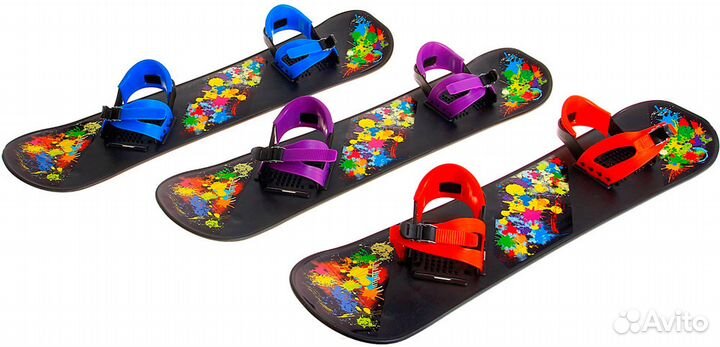 Сноуборд цикл с пластиковым креплением