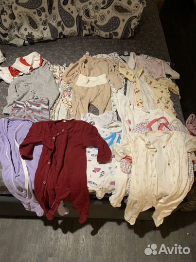 Вещи на девочку пакетом, вещи для новорожденного