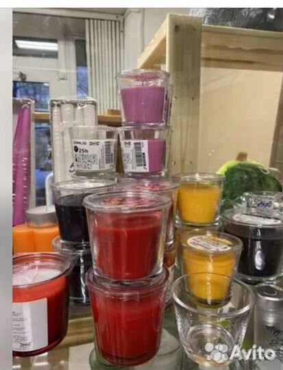 Стаканы Свечи Арома.Икеа.Оригинальные