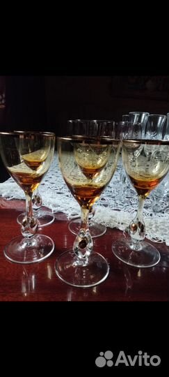 Фужеры Богемия 60 х годов