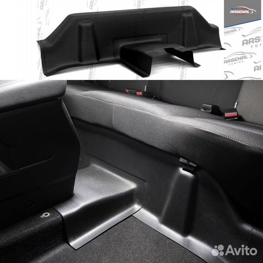 Накладка на задний тоннель и задний ряд для Duster