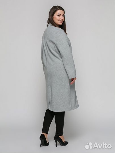 Пальто трикотажное zara