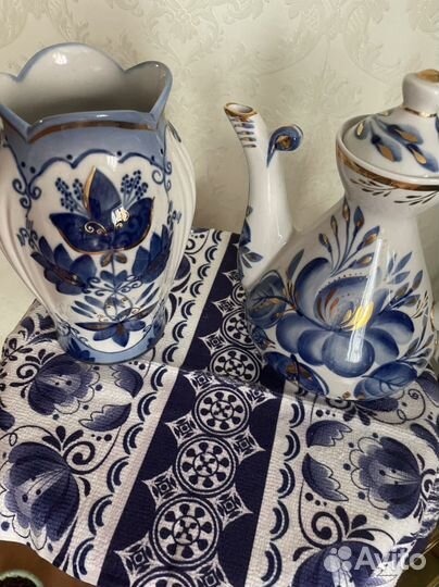 Посуда Гжель