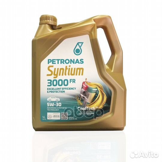 Масло моторное petronas syntium 3000 FR 5W-30 4L