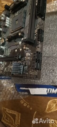 Материнская плата новая ASRock A520M-HVS s-AM4