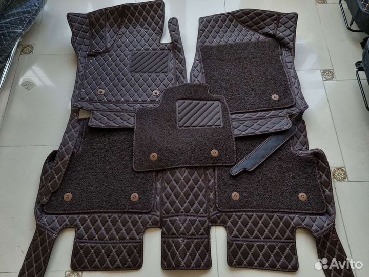 5D Ковры Hyundai Santa Fe - Tucson - Sonata Коричн