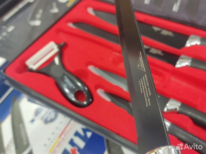 Набор ножей (чёрный)