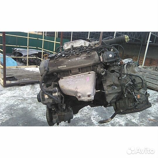 Двигатель двс с навесным toyota corolla AE111 4A-F