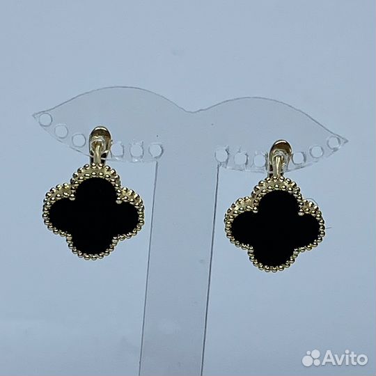 Серьги van cleef
