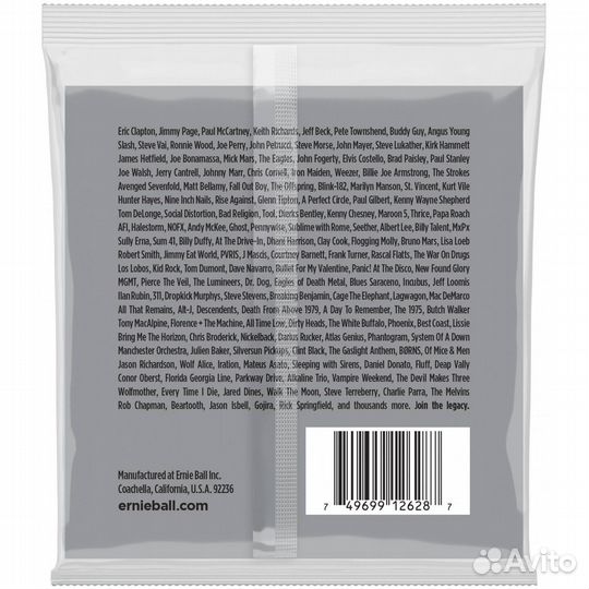 Струны для электрогитары Ernie Ball 2628 Nickel Wo