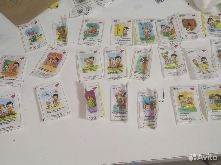 Вкладыши от жвачек love is