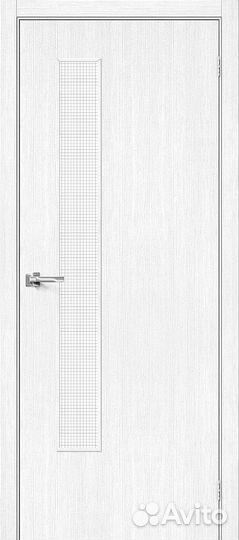 Межкомнатная дверь Bravo 153-1600 Браво-9 Snow Mel