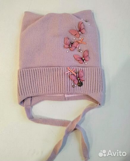 Шапка на девочку весна