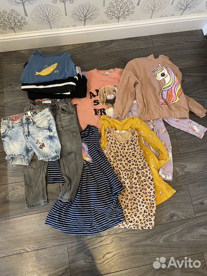 Вещи пакетом девочка 104-110