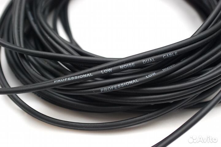 Кабель 2RCA-2RCA 10 метров Professional шнур