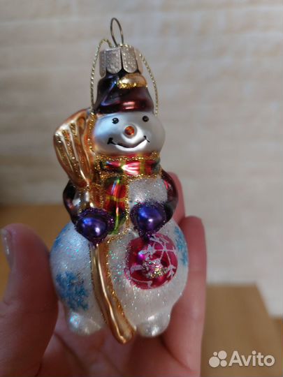 Елочная игрушка Снеговик