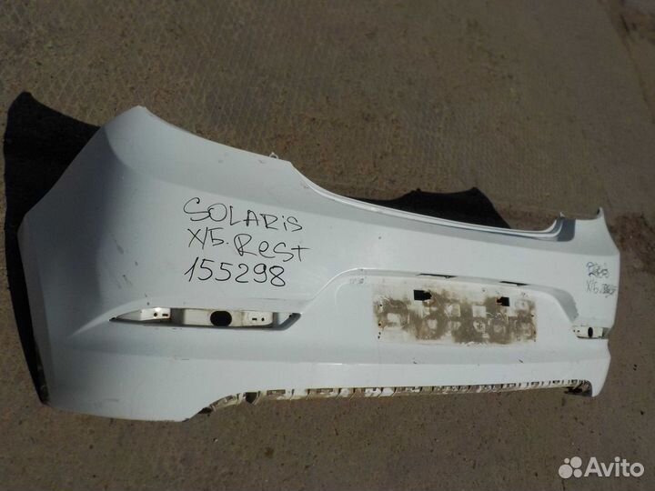 Бампер задний hyundai solaris хэтчбек