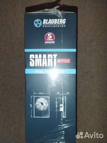 Вентилятор Blauberg Smart Base 100/125