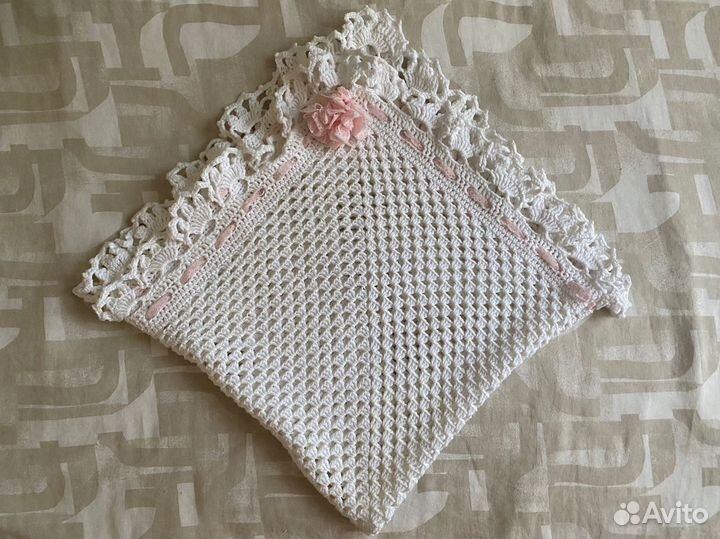 Новый плед для малышки на выписку