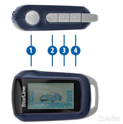Брелок для starline A92 dialog новый старлайн а92
