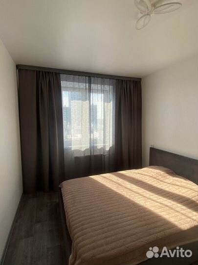 Тюль Лен серая