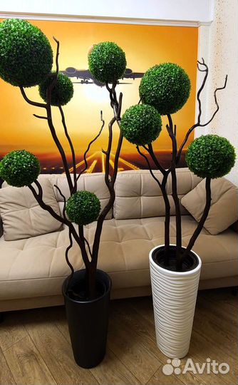 Самшиты искуственные 10-12 см