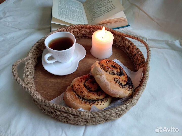 Поднос из джута